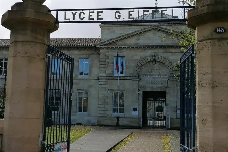 Lycée Gustave Eiffel - Vue aérienne du campus