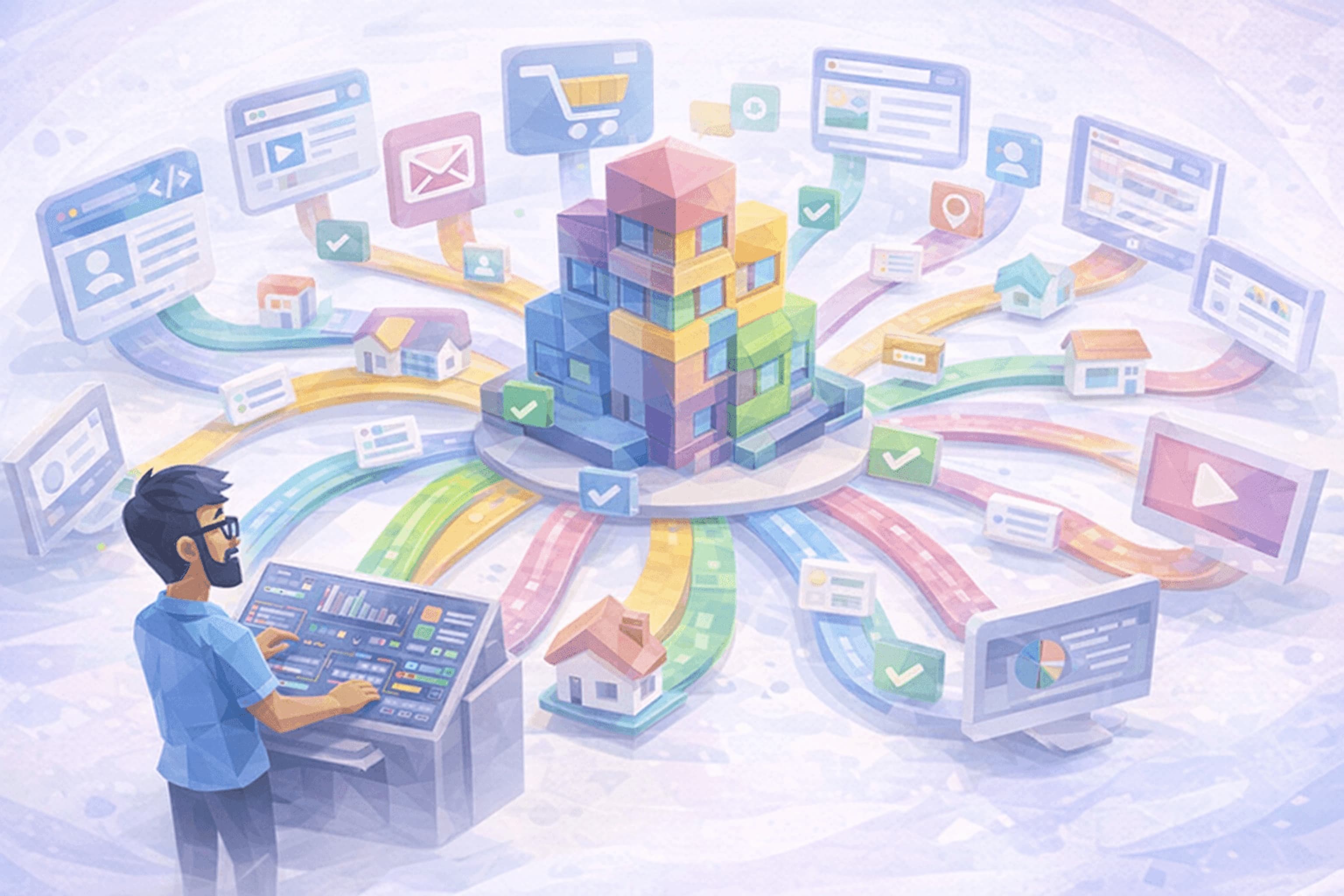 Systeme de syndication automatise vers 25+ portails immobiliers