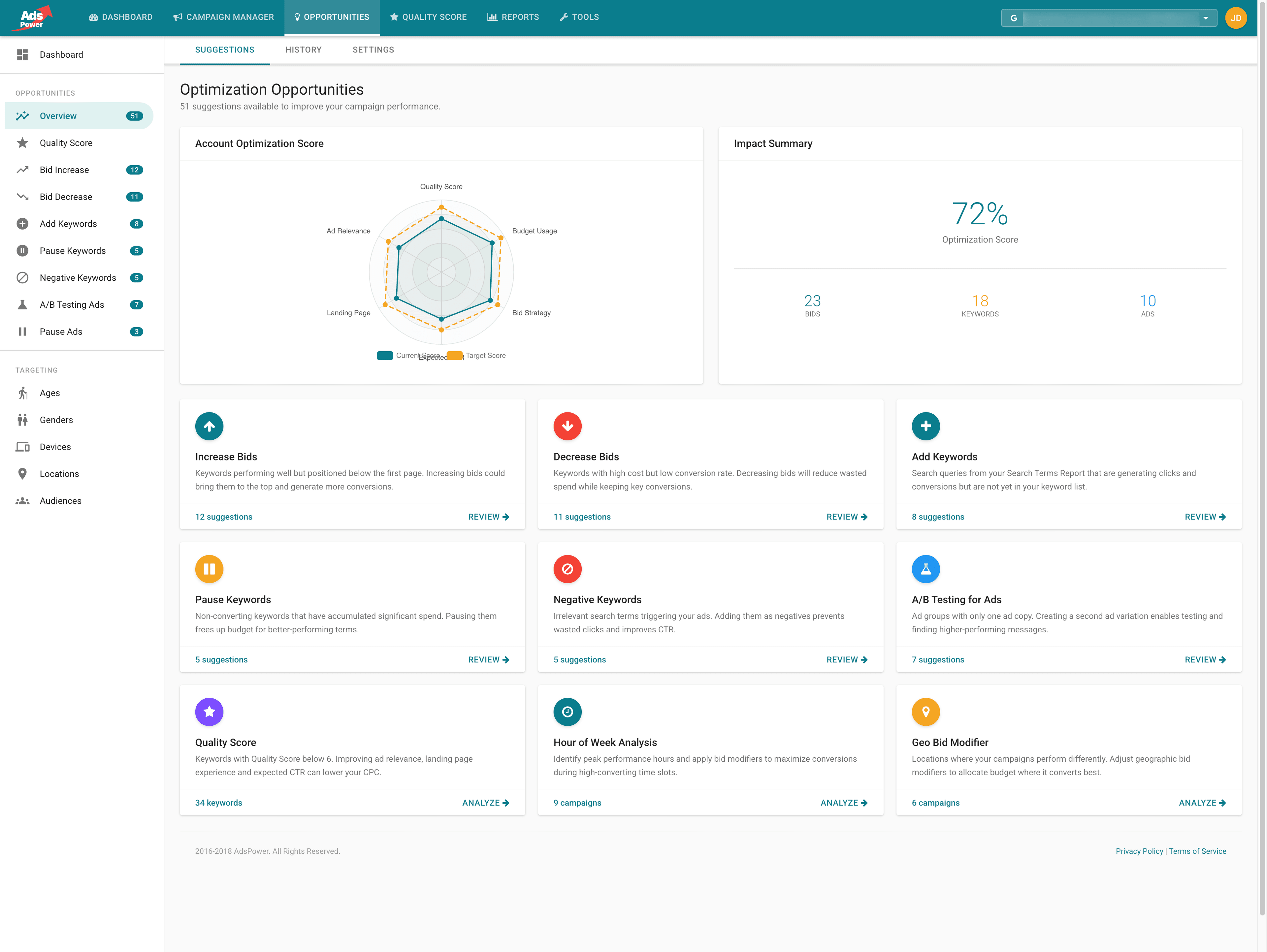 AdsPower Opportunities discovery