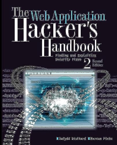 Couverture du livre The Web Application Hacker's Handbook de Stuttard et Pinto (Wiley, 2e édition), référence absolue sur la sécurité applicative web et OWASP