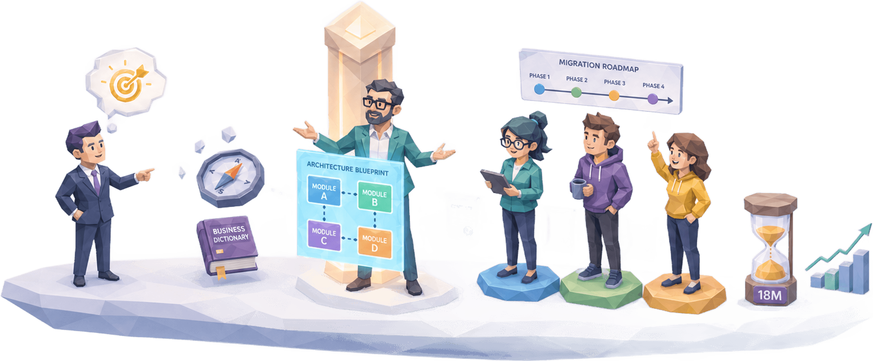 Le CTO comme pont de crédibilité entre intention business et architecture technique : frontières de modules, contrats inter-équipes, plan de migration pour éviter la dette existentielle à 18 mois — Jose DA COSTA